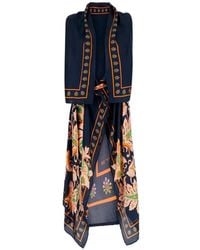 Etro - Floral Print Silk Scarf - Lyst
