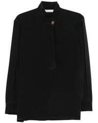 Liviana Conti - Mock-Neck Blouse - Lyst