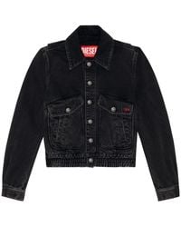 DIESEL - De-tracy Denim Jacket - Women's - Cotton - Lyst