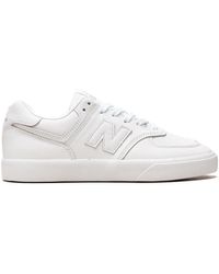 New Balance - 574 "triple White" Sneakers - Lyst