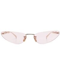 Gucci - Rimless Sunglasses - Lyst