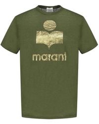 Isabel Marant - Zewel Logo-Print T-Shirt - Lyst