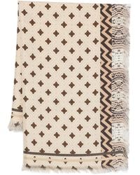 Pierre Louis Mascia - Aloeuw Fringe-Edge Silk Scarf - Lyst