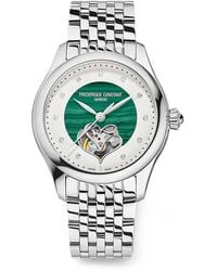 Frederique Constant - Classics Double Heart Beat 36Mm Watch - Lyst