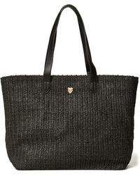 Twinset - Sac À Main En Raphia À Franges - Lyst