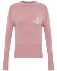 Vivienne Westwood - Orb-Motif Crew-Neck Sweater - Lyst