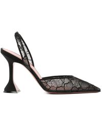 AMINA MUADDI - Holli Lace Sling 95 Lace Pumps - Lyst