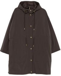 Moncler - Cappotto Con Cappuccio - Lyst