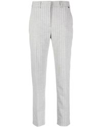 Liu Jo - Pinstripe-pattern Skinny Trousers - Lyst