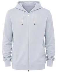 Brunello Cucinelli - Hoodie En Cachemire À Fermeture Zippée - Lyst