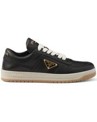 Prada - Downtown Nappa Leather Sneakers - Lyst