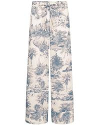 Seductive - Violetta Printed Palazzo Pants - Lyst