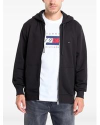 Tommy Hilfiger - Essential Terry Zip-Up Cardigan - Lyst