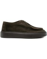 Doucal's - Suede Boat Shoes - Lyst