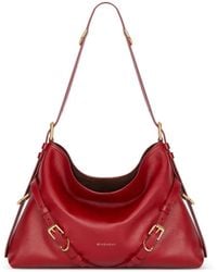 Givenchy - Mittelgroße Voyou Tasche Aus Glänzendem Leder - Lyst