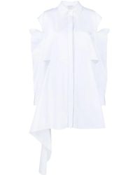 McQueen - Classic Collar Dress With Front Closure - Lyst