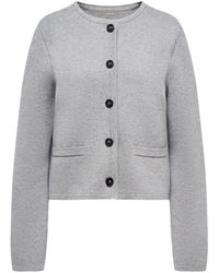 12 STOREEZ - Button-up Cotton-wool Cardigan - Lyst