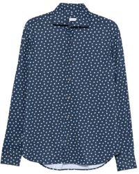 Orian - Floral-Print Long-Sleeve Shirt - Lyst