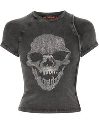OTTOLINGER - Rhinestone-embellished Motif T-shirt - Lyst