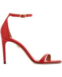 Ferragamo - 90Mm Strappy Stiletto Sandals - Lyst