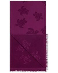 Vilebrequin - Handdoek Met Schildpad Jacquard - Lyst