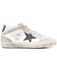 Golden Goose - Mid Star Sneakers im Used-Look - Lyst