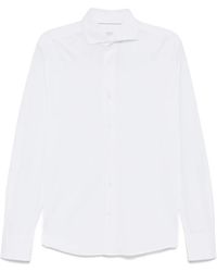 Brunello Cucinelli - Button-Up T-Shirt - Lyst