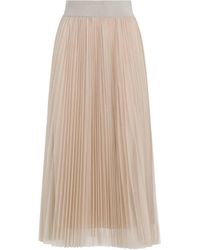 Fabiana Filippi - Pleated Tulle Wide Skirt - Lyst