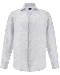 Paul & Shark - Paisley-Print Shirt - Lyst
