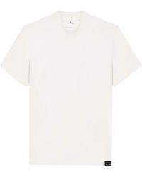 Courreges - Volcano T-Shirt Mit Logo-Applikation - Lyst