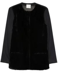forte_forte - Faux-Fur Panelled Jacket - Lyst