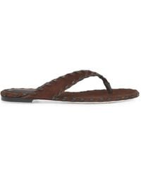 Gianvito Rossi - Zaira Thong Flat Sandals - Lyst
