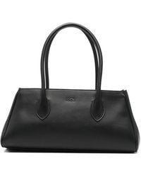 Amiri - Logo-Plaque Leather Tote Bag - Lyst
