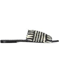 De Siena Shoes - Tamires Fringed Woven Sandals - Lyst