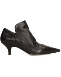 The Seller - Ruched Pointed-Toe Ankle Boots - Lyst
