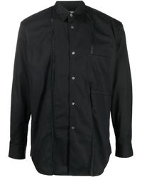 Comme des Garçons - T-Shirt À Empiècements En Résille - Lyst