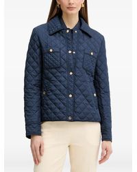 Fracomina - Press-Stud Quilted Puffer Jacket - Lyst
