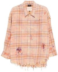 R13 - Long-Sleeve Plaid-Pattern Shirt - Lyst