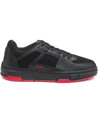 HUGO - Panelled Sneakers - Lyst