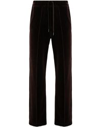 Tom Ford - Straight-Leg Velour Track Pants - Lyst