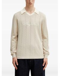 Filling Pieces - Cable-Knit Embroidered Sweatshirt - Lyst