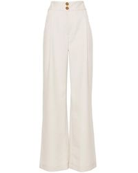 MITILIANE COUTURE - Pinstriped Wide-Leg Trousers - Lyst