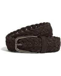 ZEGNA - Braided Leather Belt - Lyst