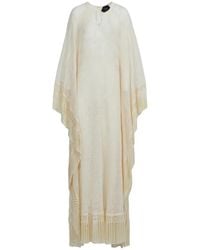 ‎Taller Marmo - Santa Fe Fringed Kaftan Maxi Dress - Lyst