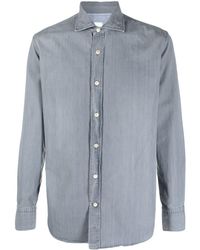 Eleventy - Long-sleeve Cotton Shirt - Lyst