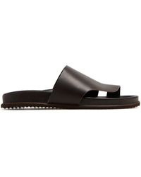 Ancient Greek Sandals - Round-toe Leather Sandals - Lyst
