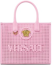 Versace - Kleine La Medusa Tote Bag Mit Laser-Cuts - Lyst