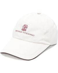 Brunello Cucinelli - Logo Baseball Cap - Lyst