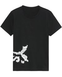 Y's Yohji Yamamoto - Katoenen T-shirt Met Logoprint - Lyst