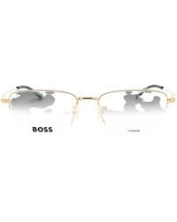 BOSS - Rectangle-Frame Glasses - Lyst